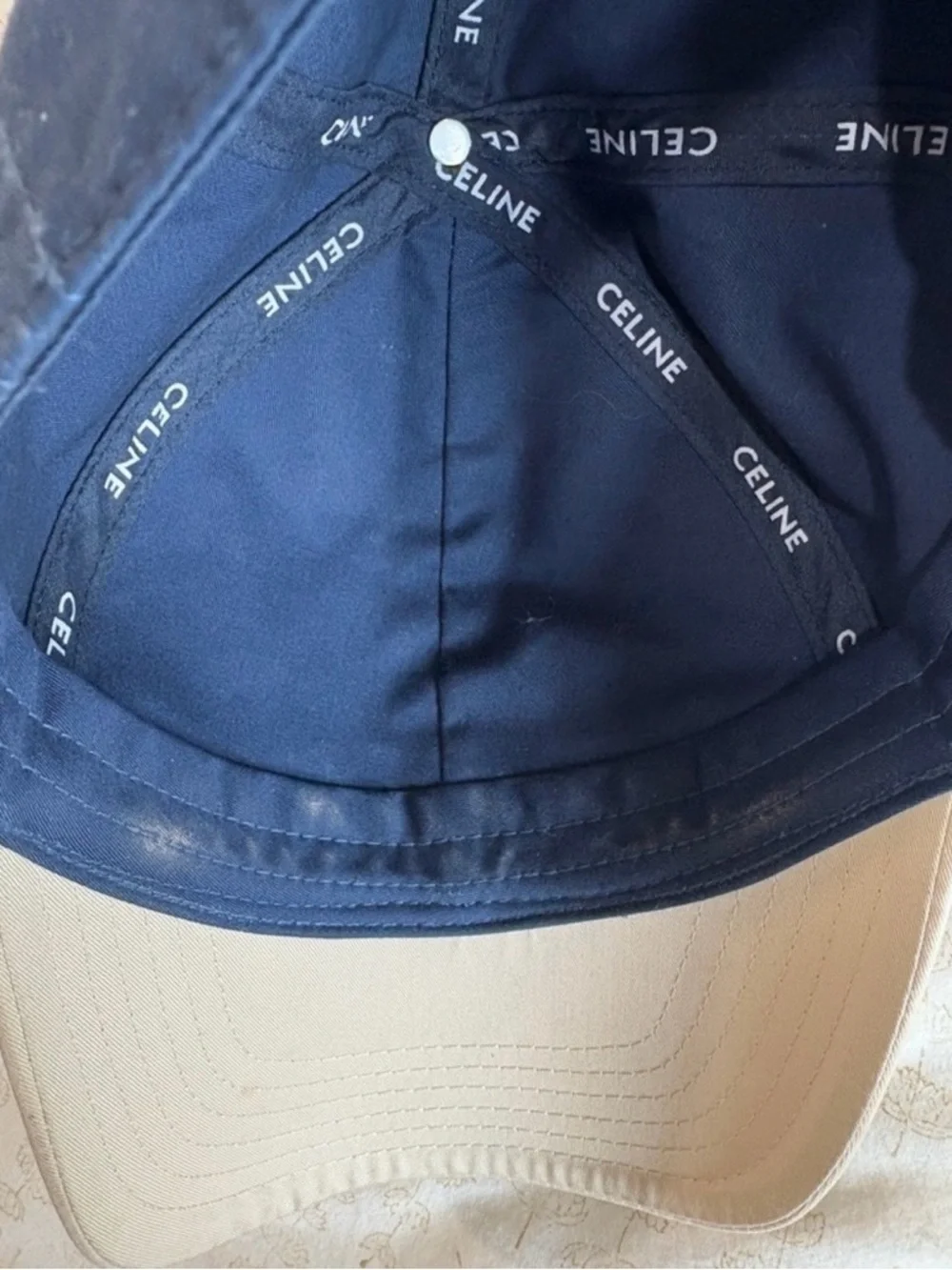 Celine University BaseballCap Navy/Cream - Picture 5 of 5